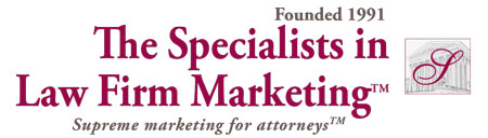 Specialists Law Firm Marketing Logo